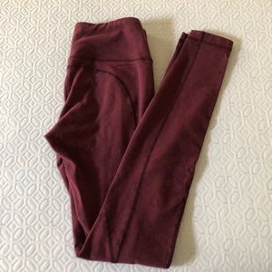 Lululemon Maroon Leggings: CLOSET CLOSING!